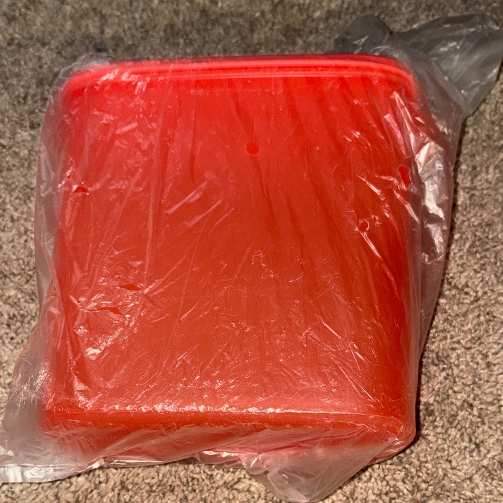 Tupperware Red Storage Container